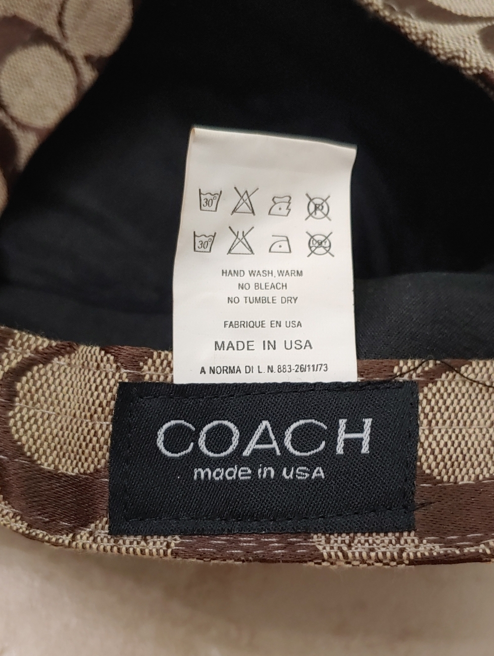 Coach Women's Logo Jacquard Baseball Hat Embroidered Lux Adjustable Cap - Picture 2 of 6